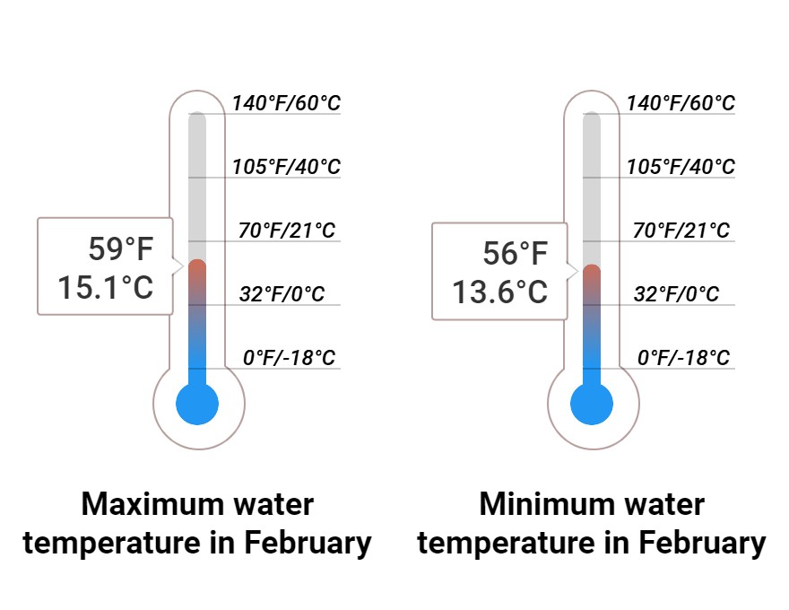 Average Sea temperature